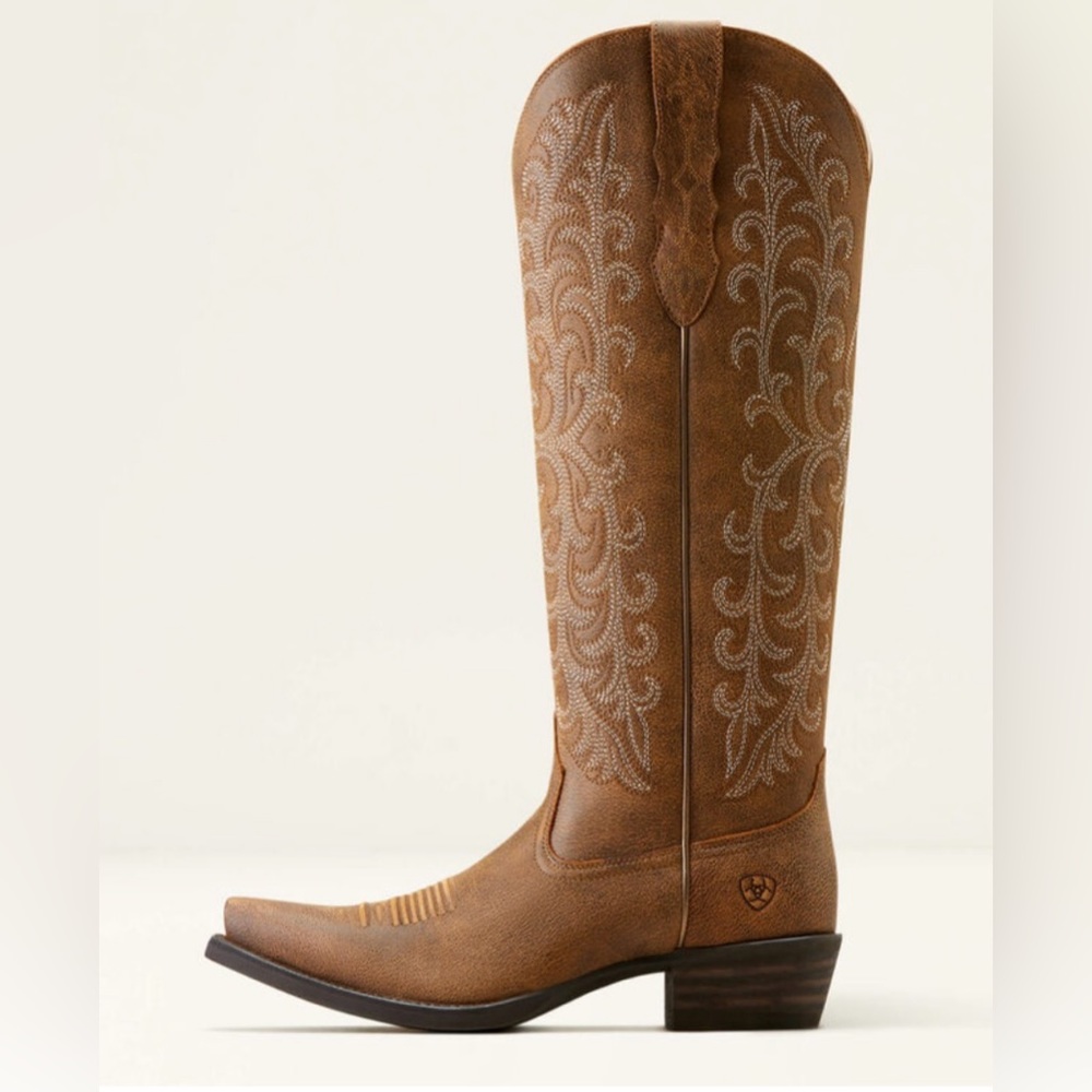 Ariat Tallahassee Sretchfit Western Boot in Bomber Brown